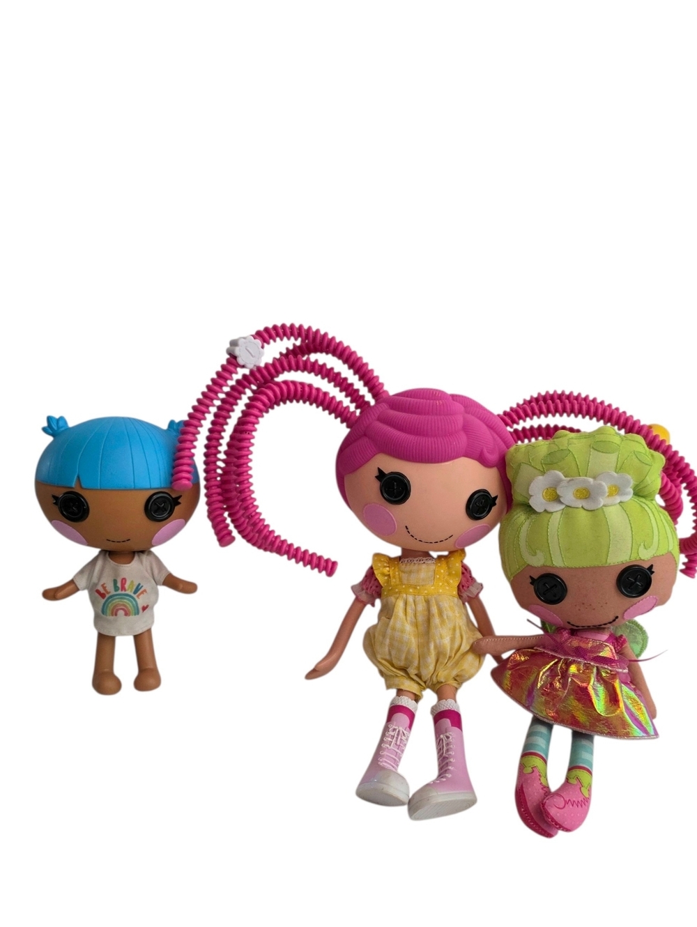 Lalaloopsy Lot Of 3 Dolls Crumbs Sugar Cookie Silly Hair Bundles Snuggle Stuff